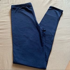 Navy workout leggings